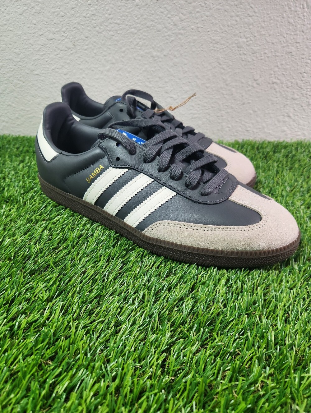 adidas Samba OG Men's Sneakers Black/White/Gray US Size 12 (JR0913) - Picture 4 of 8